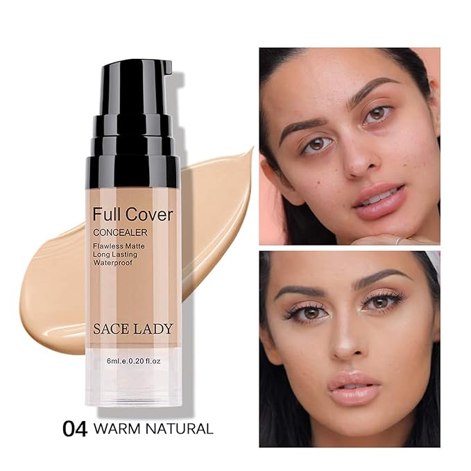 Waterproof Full Coverage Concealer Makeup Kit with Primer Scar Cover