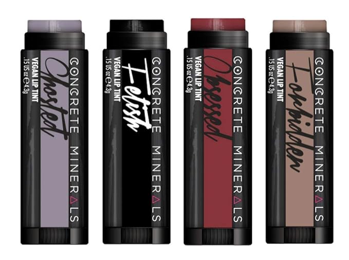 Concrete Minerals Lip Tints, Nourishing Formula With High Nourishing