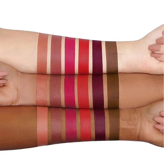 Matte Liquid Lipstick Sets, 6 Nude Colors Non-stick Gloss,