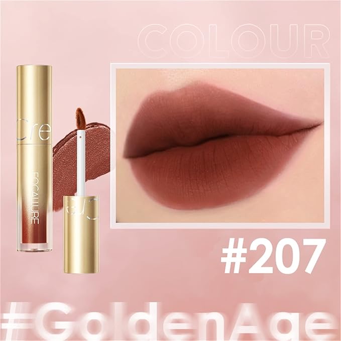 FOCALLURE Matte Lipstick Waterproof Longlasting Quick-Drying Glorious Lip Longlasting