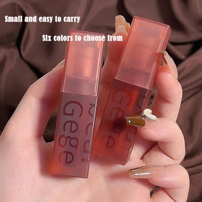 Smooth Luster Lip Glaze, Lightweight Moisturizing,High Impact Lip Color, Full Coverage Lip Makeup, Long Lasting Waterproof Moisturizer Lip Glaze (Cherry Powder)