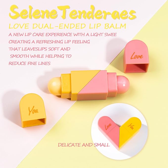 Heart Shaped Dual-use Deformable Lip Balm box,Gifts