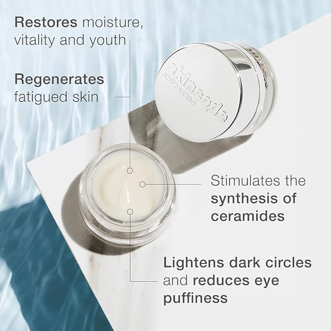 Exclusive Cellular Wrinkle Prohibiting Eye Contour cream - Anti-Aging Eye Cream - Ceramide Boost, Dark Circle Reducer & Puffiness Relief for Youthful Radiance (0.5 Oz / 15 mL)