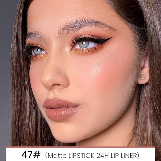 evpct 1Pcs Fairest Nude Velvet Matte Lip Line