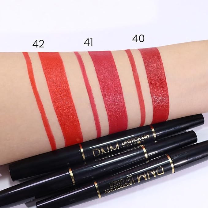 evpct 1Pcs Red Velvet Matte Lip Liner and Lip 24 l