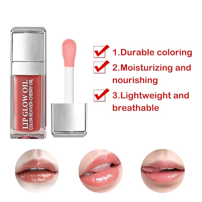 Plumping Lip Oil, Lip Care Hydrating Lip Gloss, Plumping