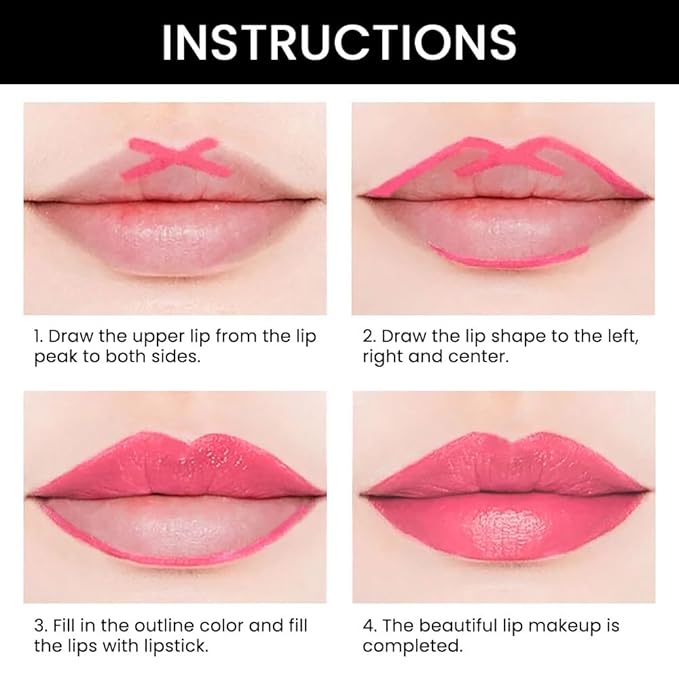 evpct DNM 3Pcs Mauve Warm Bright Pink Red Lip