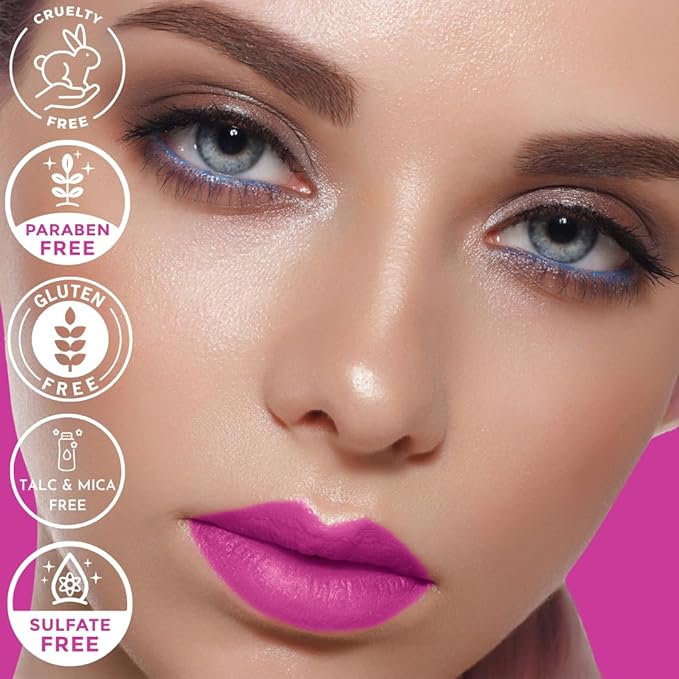 Mynena Hot Pink Matte Liquid Lipstick & Liner Lipstick