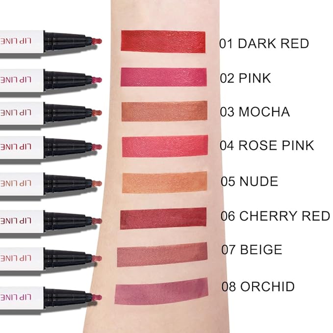 AMY'S DIARY Red Matte Lip Tint Stain Pen,Versatile Pen,Long