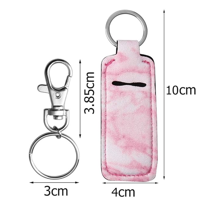 Pengxiaomei 5 Pcs Marble Chapsticks Holder Lip Balm Pengxiaomei