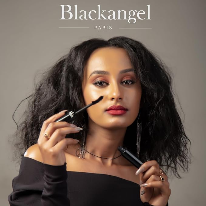 blackangel Lash-Lengthening Black Mascara, Super Stay Matte Liquid blackangel