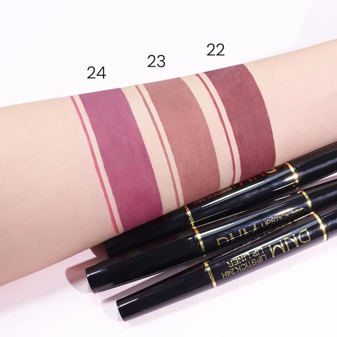 evpct 1Pcs Light Nude Beige Matte Lip Line
