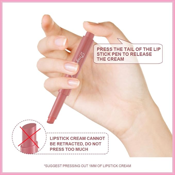 3 Colors Matte Lipstick Set, Nude Lipstick Makeup Long