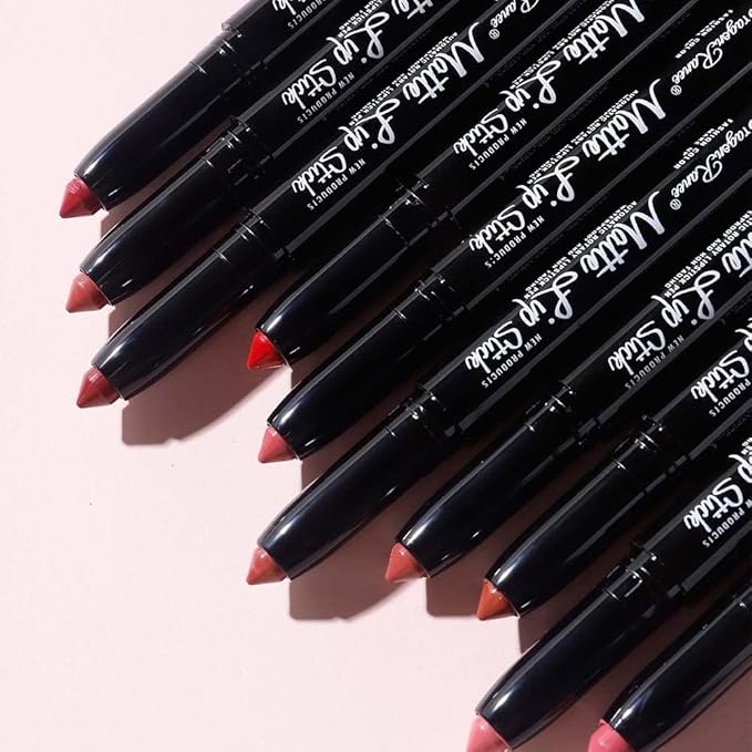 Three Lipstick Automatic Rotary High Pigment Red Pink High