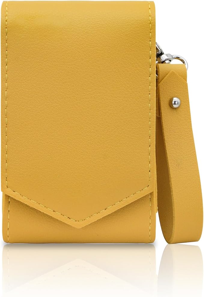 Makeup Lipstick Case, Pu Leather Lipstick Pouch With Magnetic