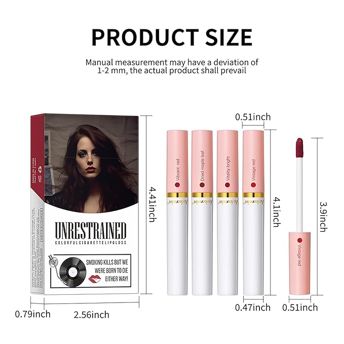 Cigarette Case Lipstick Nude Matte Little Tube Lip Cigarette