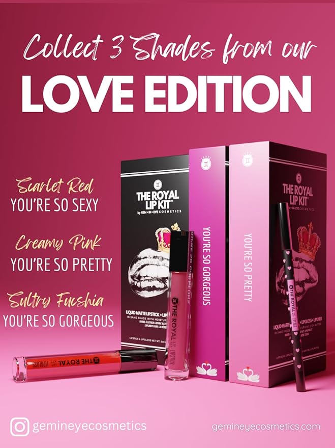 GEM IN EYE COSMETICS the Royal Lipkit™ - GEM