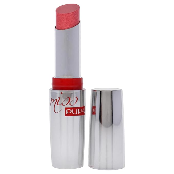 Pupa Milano Miss Milano Starlight Ultra-Shiny Lipstick - Semi-Transparent Color And Micro Pearls - Balmy Texture - Extraordinary Radiance - Blends Gently On Lips - 705 Divine Diana - 0.88 Oz