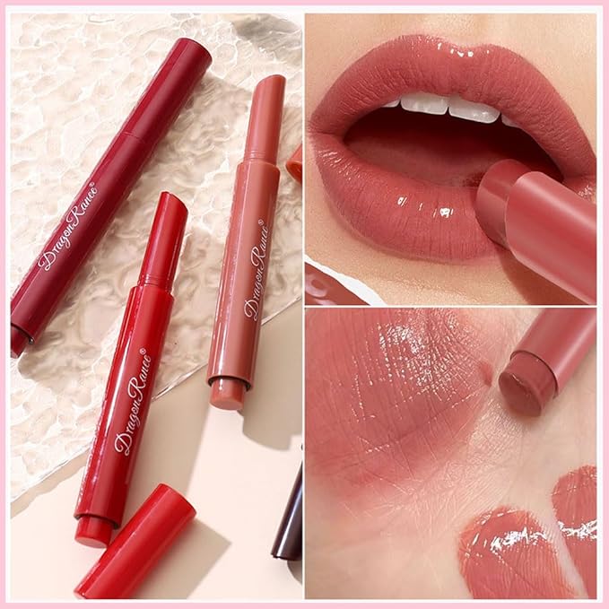 3 Colors Matte Lipstick Set, Nude Lipstick Makeup Long