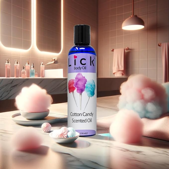 LICK Cotton Candy Scented Body Oil
