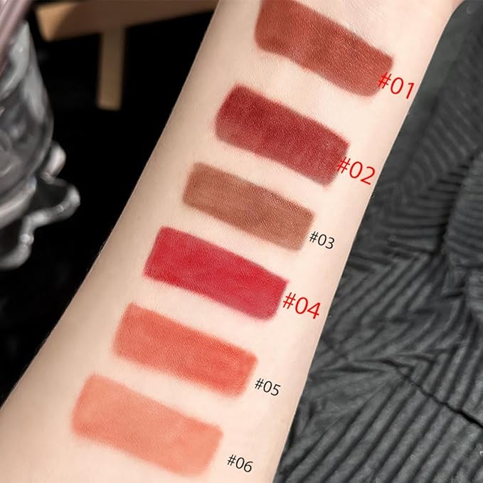 3pcs Matte Red Lip Liner Pencil Cream Retractable Recharge
