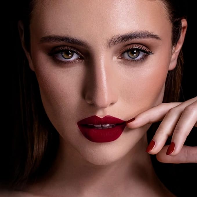 MAKI YIKA Dark Red Lipstick for Women Color Lipstick