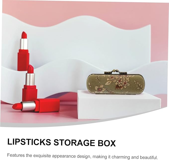 MERRYHAPY Lipstick Storage Box Lipstick Organizer Case Makeup Storage