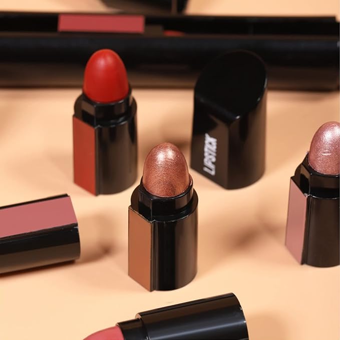 5Pcs Matte Lipstick Set + 5Pcs Matte Cream Countour/Highlight