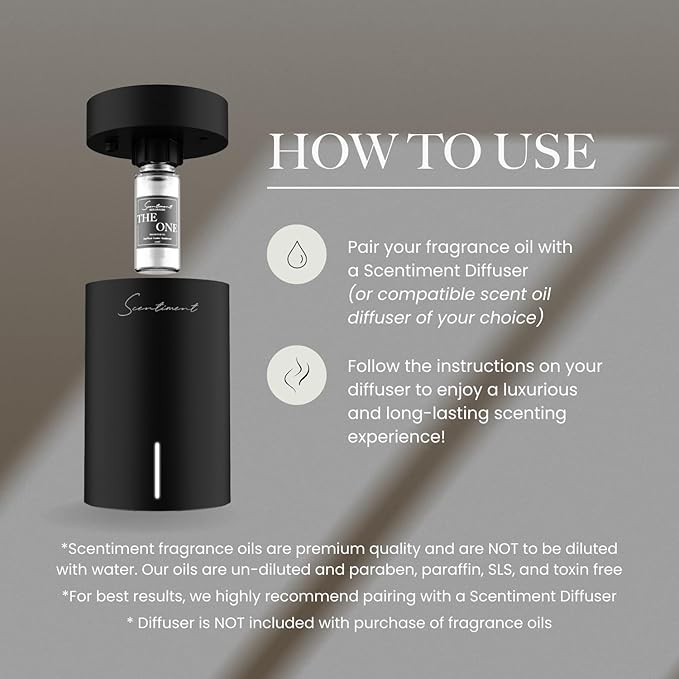 Brilliance Designer Collection Diffuser Oils | Aromatherapy Home Fragrance | Luxurious Scent with Notes of Saffron, Amberwood, Fir Resin (20 mL)