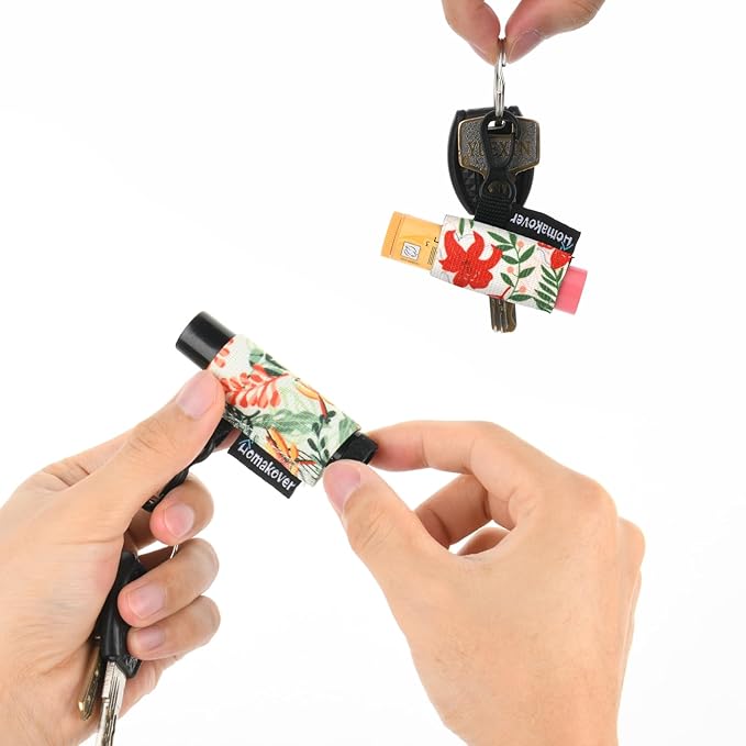 4 Pack Compact Clip-On Chapstick Holder Balm