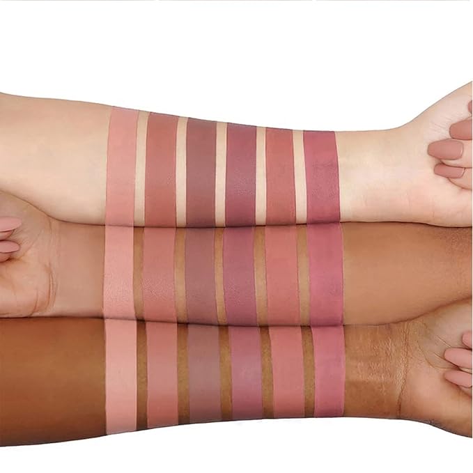 Matte Liquid Lipstick Sets, 6 Nude Colors Non-stick Gloss,