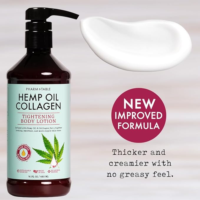 Hemp Oil Collagen Tightening Body Lotion