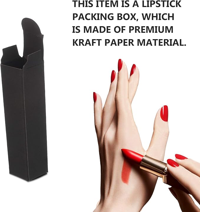 50Pcs Kraft Paper Lipstick Boxes, Essential Oil Packaging Packaging