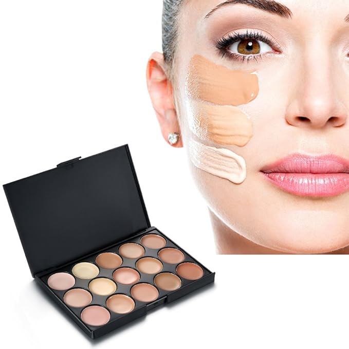 15 Colors Contour Palette Kit: Cream Concealer Palette