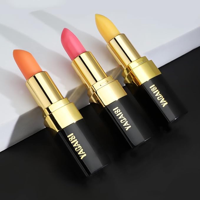 Red Cherry Color Changing Lipstick, Natural Moisturizing Lip Gloss Korean Lip Balm Long Lasting Lip Care Labiales Magicos Nutritious Magic Lipstick For Women