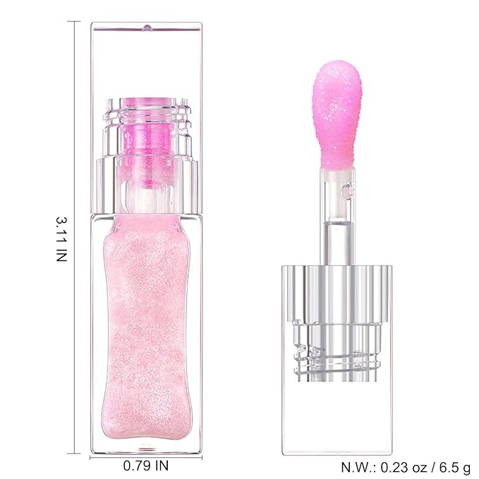 1 PCS Color Changing Lip Oil,Moisturizing Color Changing Lip Gloss,Non-sticky Nourishing Repairing Primer Lip Tint