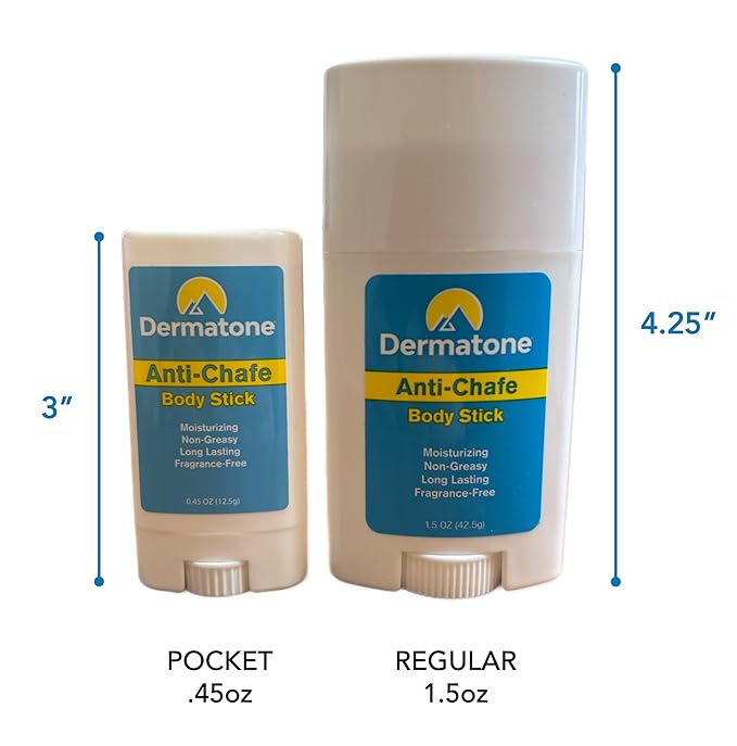DERMATONE Anti-Chafe Body Stick - Moisturizing,