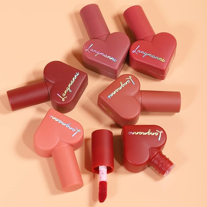 LANGMANNI 12 Colors Sweet Heart Velvet Matte Liquid LANGMANNI