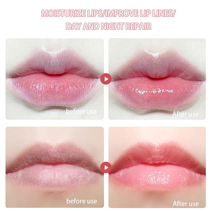 2Pcs Plumping Lip Gloss Lip Oil