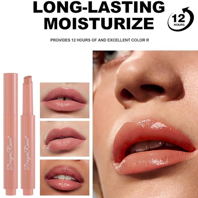 Moisturizing Lipstick Pen, High Pigmented Lip Balm Tint, Moisturizing