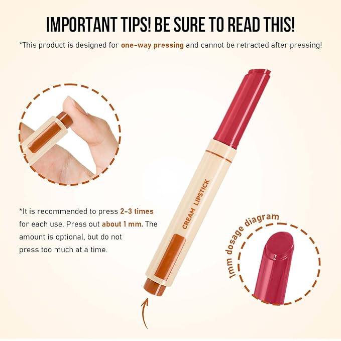 Wine Moisturizing Lipstick Korean Glossy Juicy Tinted Lip Balm, Long Lasting Non-Stick Lip Gloss Mirror Glass Lip Makeup,Lip Tint Stain Stick, High-gloss for Plumper Looking Lips,Vegan, 06