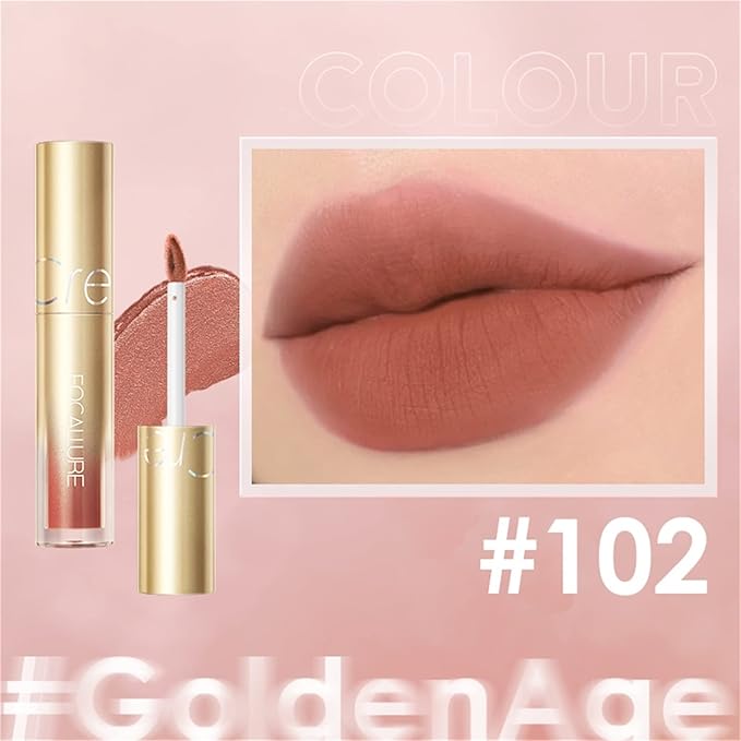 FOCALLURE Matte Lipstick Waterproof Longlasting Quick-Drying Glorious Lip Longlasting