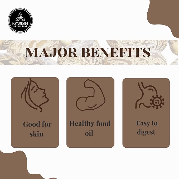 Naturevibe Botanicals Castor Oil 32 Ounces