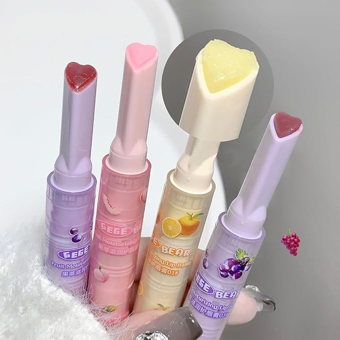3 Colors Jelly Lipstick Tinted Lip Balm, Tinted Gloss