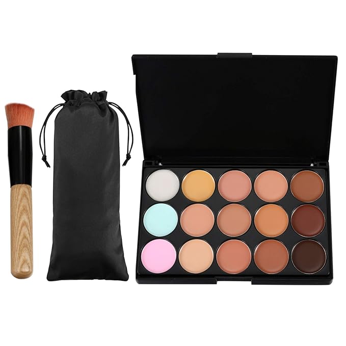 15 Colors Contour Palette Kit: Cream Concealer Palette