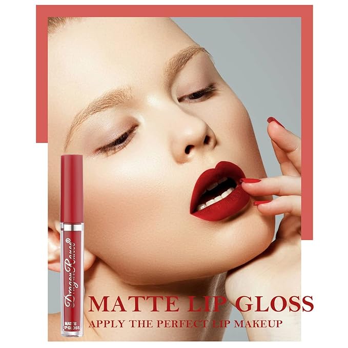 3 Colors Matte Liquid Lipstick Sets , Matte Long-Lasting