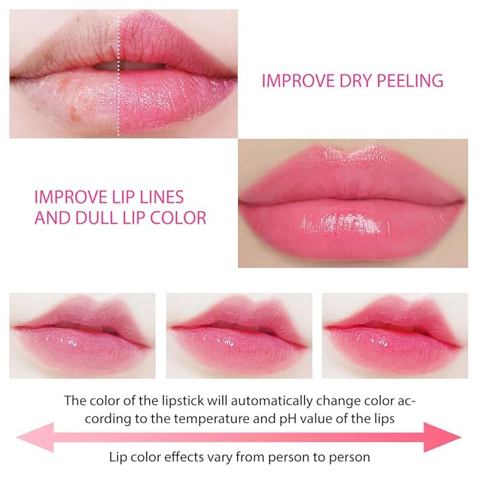 Waterproof Moisturizing Magic Matte Color-Changing Lip Balm Lipstick:Create Moisturizing