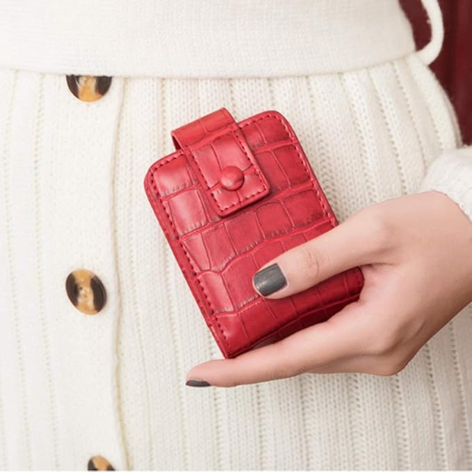 Makeup Lipstick Case with Mirror, for Outside Mini Bag