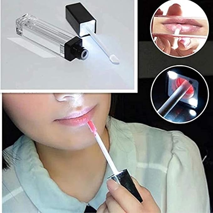 10 Pcs 7ml Square Plastic Lip Gloss Tubes 7ml