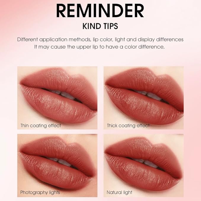 2-in-1 Matte Lip Gloss & Lipstick - Waterproof, Gloss